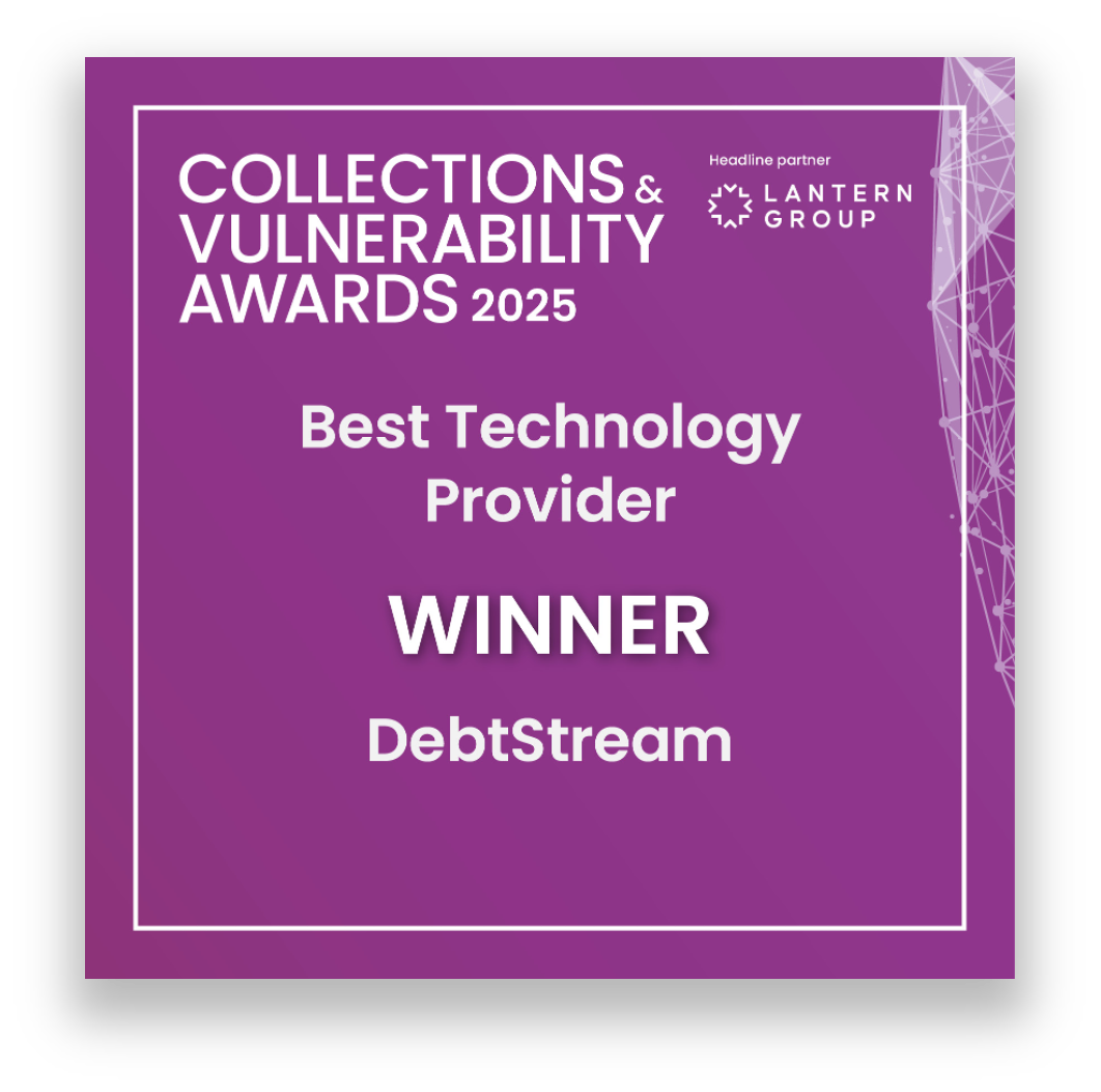 DebtStream Best Tecnology Provider C&V 2025 award