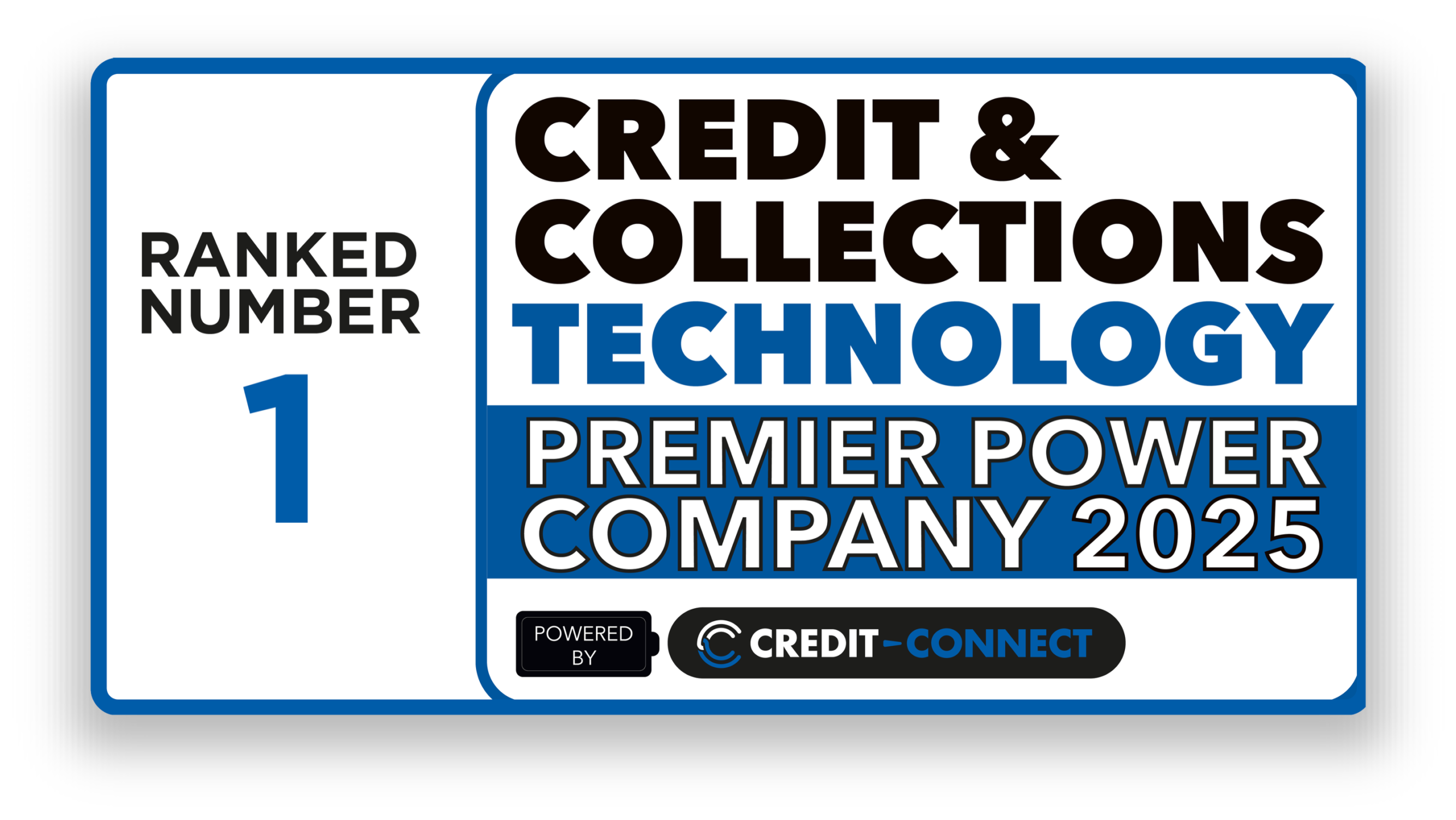 Credit & Collections Technology by Credit Connect - Ranked number 1 Premier Power Company 2025