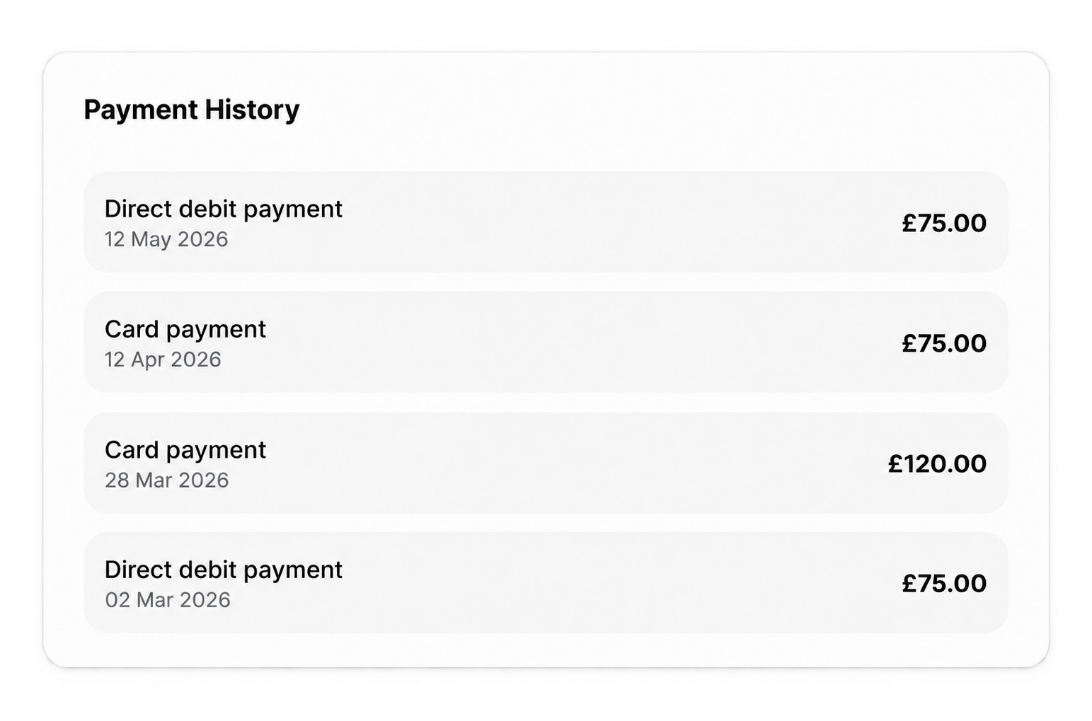 Transactions history image